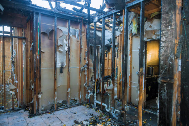 Professional Fire Damage Removal technician working in Chester Heights, PA